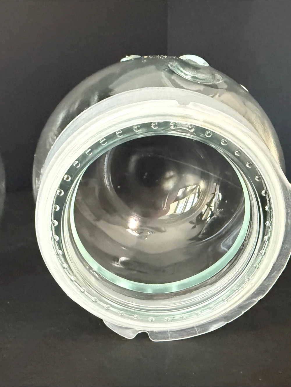 Target Bullseye Playground Christmas Snowman Jar Fillable Clear Glass Canister